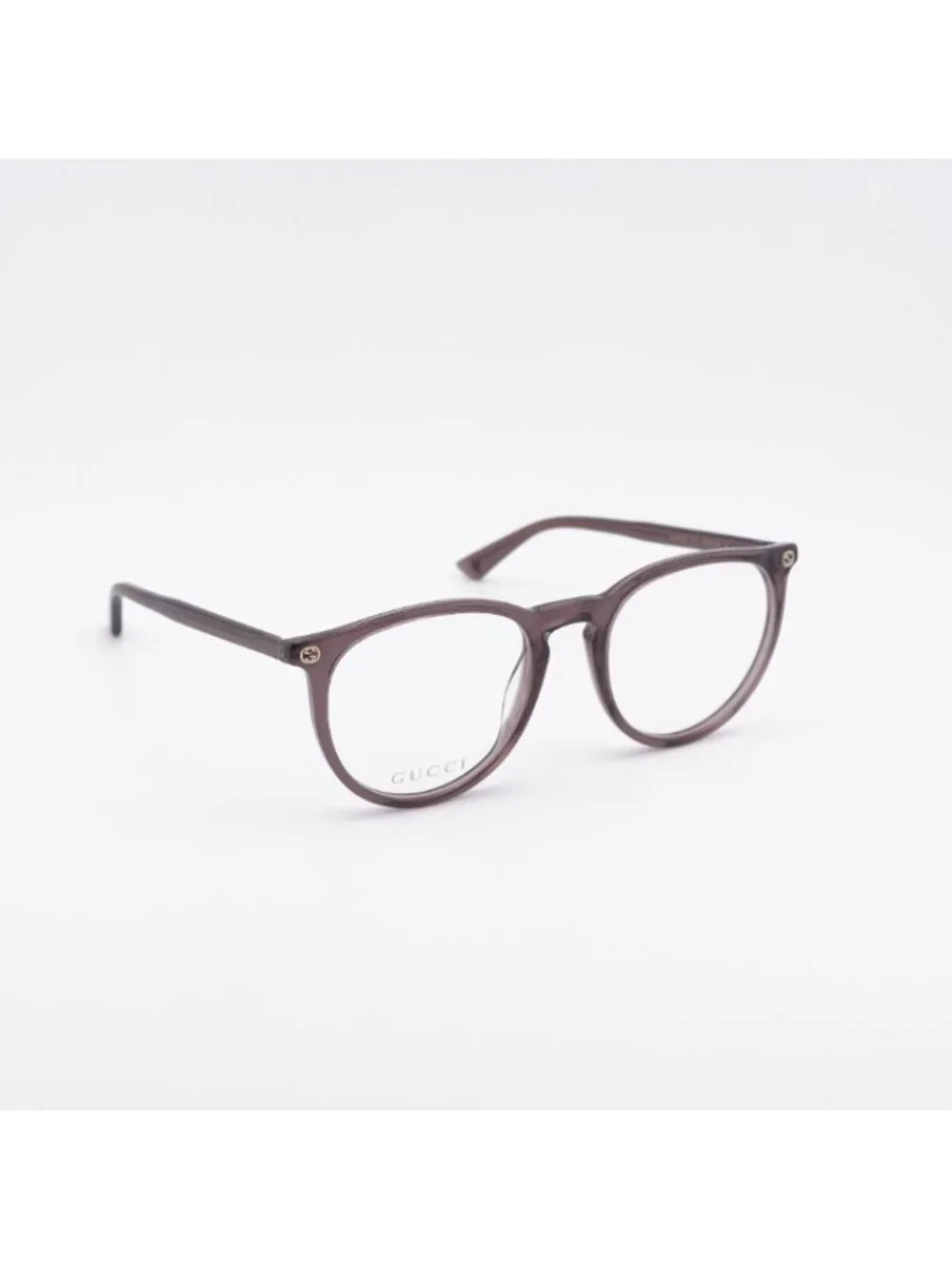 Gucci GG0027O 017 Eyeglasses Brown 52mm Round Frame